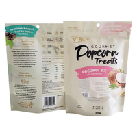 Sachet Doypack Transparent avec Fenêtre Transparente en Mylar pour Emballage Alimentaire (Sucre) avec Impression Héliogravure Personnalisable