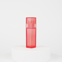 Tubes à gloss transparents vides de 9 ml avec applicateur rose, couleur personnalisable, emballage cosmétique pour rouge à lèvres