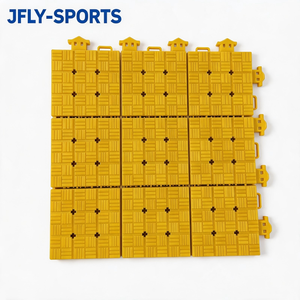 Quick-Install <b>Interlocking</b> <b>Floor</b> <b>Tiles</b> No Glue Needed Easy Assembly Modular Sports Flooring For Outdoor Courts - Product Image 1