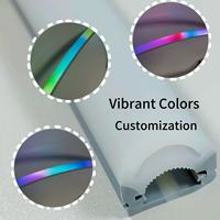 Diffuseurs en silicone flexibles 10x10mm, tube en silicone linéaire pour néon LED, diffuseur de lampe, bande LED 1010