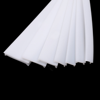 Couverture de bande lumineuse LED en silicone, diffuseur de lumière flexible translucide pour la décoration de meubles d'intérieur de chambre à coucher