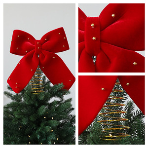 Estrela de Natal para o Topo da Árvore, Decoração Criativa para Cenário de Natal, Estrela Vermelha para o Topo da Árvore de Natal - Product Image 4