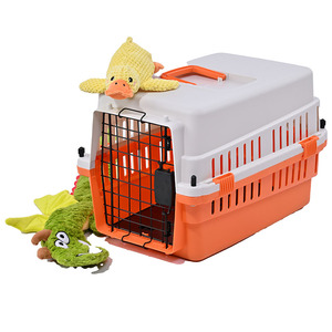 Transportín Resistente para Mascotas, Jaula Rígida para Perros y Gatos, Aprobada por Aerolíneas, con Ventilación Transpirable y Asa Portátil - Product Image 5