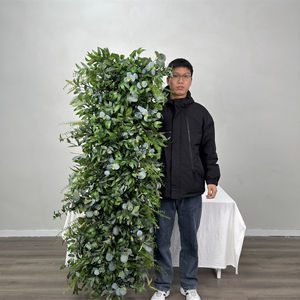 Decoración de Boda Realista y Personalizada, Camino de Mesa con Plantas Artificiales de Seda de Alta Calidad, Hecho a Mano, Duradero - Product Image 1