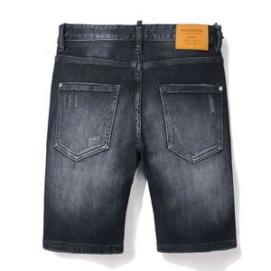 Black <span class=keywords><strong>Cat</strong></span> Beard Jeans rectos de cinco puntos para <span class=keywords><strong>hombre</strong></span> para verano Stonewashed High Street Hip Hop Style Utility Streetwear de punto - Product Image 3