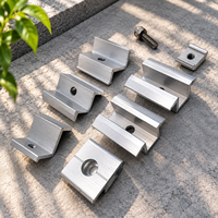 Kit de colliers de fixation en aluminium pour panneaux solaires, accessoires de montage PV pour système de structure de panneaux photovoltaïques