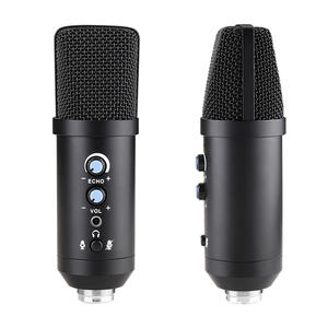 데스크탑 녹음 스튜디오 USB 콘덴서 마이크 삼각대 스탠드/에코/음소거/모니터 전화 PC <span class=keywords><strong>Skype</strong></span> 온라인 게임 Vlogging - Product Image 3