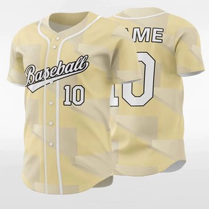 Venta al por mayor personalizado béisbol Jersey 100% poliéster camisa de béisbol personalizado nombre del equipo uniformes de béisbol - Product Image 1