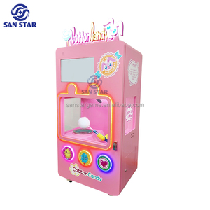 Machine à barbe à papa entièrement automatique à vente chaude, machine électrique commerciale intelligente pour la barbe à papa - Product Image 1