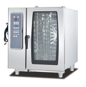 Horno de convección de 8 bandejas de acero inoxidable, <span class=keywords><strong>Combi</strong></span> eléctrico Industrial con pulverizador - Product Image 2