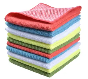 Chinese Supplier Sells Dishwashing Kitchen Cleaning Absorbent Micro Fiber Towel Cleaning Cloth Microfiber