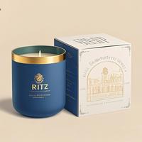Boîte en papier personnalisée pour bougies parfumées, impression d'emballage, prix d'usine bon marché, conception pour les petites entreprises