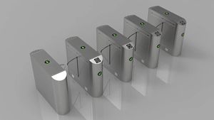 <span class=keywords><strong>Steins</strong></span> <span class=keywords><strong>Gate</strong></span> IC/ID Barrière pivotante pour piétons Tourniquet Porte de contrôle d'accès Système de sécurité pour la reconnaissance de billets IC/ID - Product Image 3