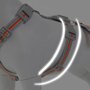 Tali kekang anjing dapat ditarik bebas kusut 360 ° pita poliester kuat & serat Aramid reflektif dapat disesuaikan tahan lama untuk penggunaan sehari-hari - Product Image 6