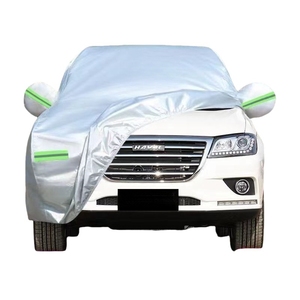 Housse de voiture imperméable et anti-poussière pour SUV <span class=keywords><strong>MVP</strong></span> <span class=keywords><strong>Film</strong></span> d'aluminium universel en nylon pour la protection de la carrosserie - Product Image 1