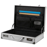 En aluminium dur attaché porte-documents avec Serrures à Combinaison