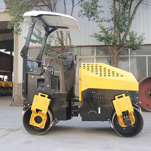 Inşaat makineleri çift tek davul 1ton2ton3ton4ton5ton8ton10ton behind ktör titreşim yolda binmek arkasında yürümek - Product Image 3