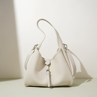 Sac à main élégant en cuir de vachette pleine fleur de haute qualité pour femme, sac sous le bras incurvé, sac à poignée supérieure tendance