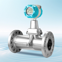 Precession Vortex Débitmètre En Acier Inoxydable 4-20mA RS485 Sortie DN100 Mesure Précise De Gaz Naturel Oxygène Air OEM