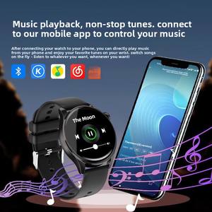 Reloj Inteligente Huaqiang North Nuevo Multifuncional con Música, Resistente al Agua, Deportivo, Pago NFC, Correa de Silicona, Carga Magnética - Product Image 4