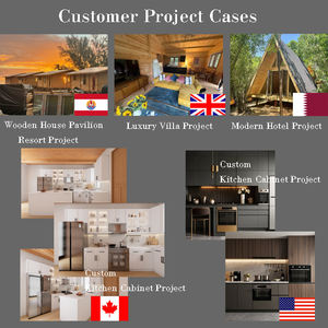 Pratico armadio da <span class=keywords><strong>cucina</strong></span> in stile aperto verde chiaro <span class=keywords><strong>con</strong></span> <span class=keywords><strong>tavolo</strong></span> formato personalizzato serie <span class=keywords><strong>isola</strong></span> - Product Image 6