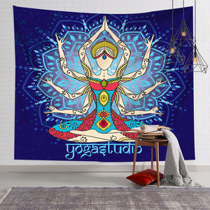 Tapisserie Mandala Nordique |   Toile de fond <span class=keywords><strong>murale</strong></span> <span class=keywords><strong>pour</strong></span> le yoga, idéale <span class=keywords><strong>pour</strong></span> la transformation du salon et de la chambre |   Serviette de plage et tapis de méditation <span class=keywords><strong>pour</strong></span> l'extérieur - Product Image 6
