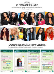 Perruque avant en dentelle de cheveux brésiliens pour les femmes longue perruque ondulée de vague de corps orange gingembre avec dentelle transparente - Product Image 5