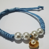 Bracelet ajustable en coton ciré avec breloque pour femme - Style tressé tendance, bijou polyvalent et élégant, cadeau par Zichuan