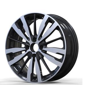 Flrocky personnalisé couleur noire <span class=keywords><strong>16</strong></span> <span class=keywords><strong>pouces</strong></span> 6J 4X100 PCD poids léger voiture de tourisme jantes en alliage d'aluminium - Product Image 3