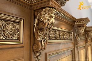 Corbeille en <span class=keywords><strong>bois</strong></span> sculpté à la main, pièce de <span class=keywords><strong>corniche</strong></span> <span class=keywords><strong>pour</strong></span> l'intérieur et l'extérieur - Product Image 3