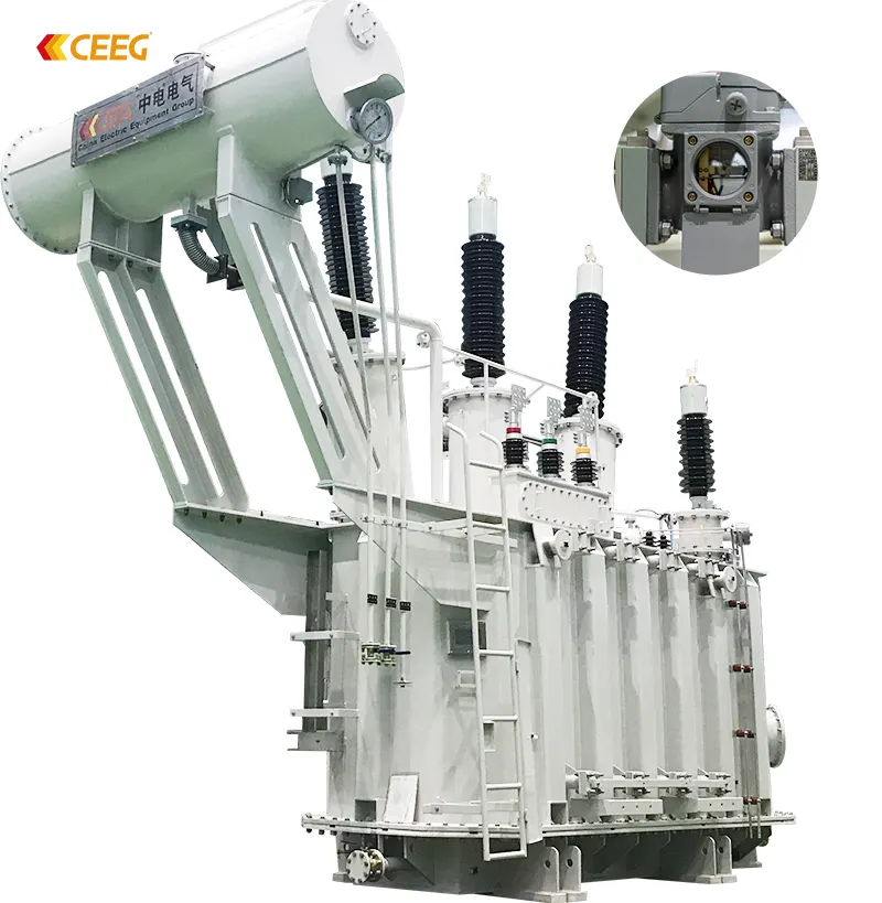 China CEEG Marke 300 mva 220 kv kundendefinierter Doppelschleifen-Leistungs-Öl-Transformator Öl-Eintauchtransformator