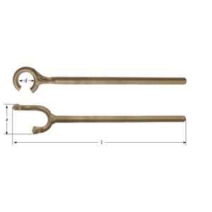 ประแจป้องกันประกายไฟยาว400มม. เพื่อการยึดที่รวดเร็วและปลอดภัย - Product Image 1