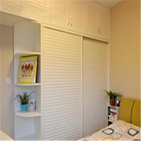 Armoire de cuisine personnalisée Meuble armoire en aluminium Porte coulissante en verre avec profilé en aluminium extrudé Taille de coupe