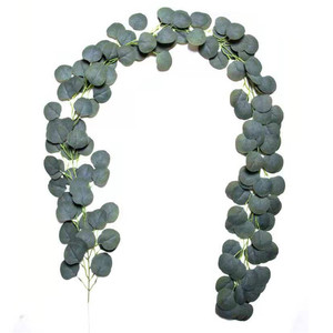 Gran oferta de hojas de eucalipto, vid verde, hojas de sauce artificiales baratas, guirnalda colgante para el jardín del hogar - Product Image 2