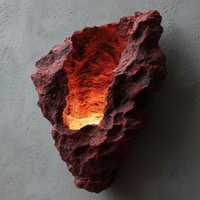 Lámpara de Pie Moderna de Acero con Diseño Artístico Inspirado en Llamas, Iluminación LED Escultural Contemporánea, Gran CRI 80, Plástico Impermeable