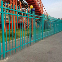 Panneaux de clôture de jardin tubulaires en fer forgé écologiques pour l'extérieur 8x8, design inspiré de la nature, livraison directe d'usine