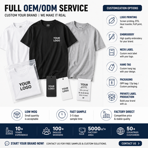 เสื้อยืดคอกลมผู้ชายสั่งทำขายส่ง ผ้าฝ้าย 100% ลายเรียบ ผ้าถัก ทรงหลวม สกรีนโลโก้ได้ตามต้องการ - Product Image 3