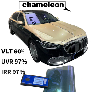 CR20ผลึกคุณภาพ3ม. CR40 CR70 CR90ฟิล์มรถยนต์ที่มีโลโก้สีอ่อนรับประกัน10ปี1.52*30ม. 60นิ้ว x 100ft