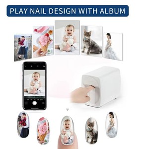 3D Smart Electric Digital Nail Printer DIY Finger Nail Machine ABS Material Mini Nail Printing Machine - Product Image 1