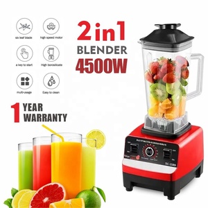 Licuadoras comerciales multifuncionales de alta capacidad fáciles de limpiar para cocina, máquina licuadora de mezcladores de alimentos con soporte eléctrico - Product Image 1