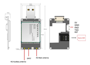 Getcom.ai 4G โมเด็ม WiFi GT25-EUX 4G dongle ema/thai ด้วยโมดูล EC25-EUX - Product Image 2