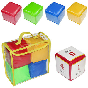 Lot de cubes de rangement interactifs en <span class=keywords><strong>tissu</strong></span> doux et mousse EVA pour l'apprentissage précoce des enfants - Product Image 4