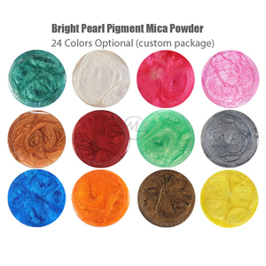 Mica sắc tố trang trí móng tay màu mica bột ngọc trai sắc tố vỏ bụi móng tay nghệ thuật sơn móng tay sắc tố ngọc trai - Product Image 5