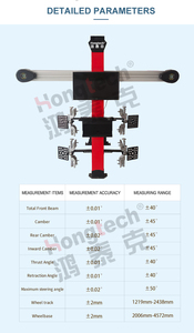 Máquina de Alineación de Ruedas y Equilibrado de Neumáticos Hongtech para Taller, Verificación Precisa de la Alineación con Elevador de 4 Postes - Product Image 5