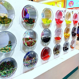 Hộp đựng thực phẩm ECOBOX bằng nhựa cấp thực phẩm, hình tròn, dùng để đựng kẹo, gia vị, hạt khô, hộp đựng kẹo nhỏ - Product Image 4