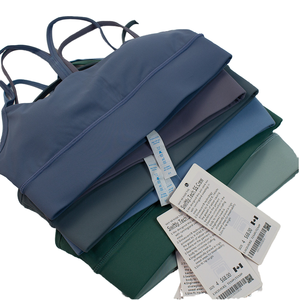 Benutzer definiertes Logo Einfarbig Soft Cross Back Y Linie Träger Frauen Strumpfhosen Yoga BH Top Fitness Sport BH - Product Image 1