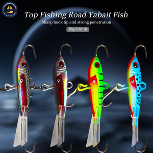 Señuelos duros de agua media para pesca en agua dulce, pesca en hielo, 4 colores YJQ48 - Product Image 2