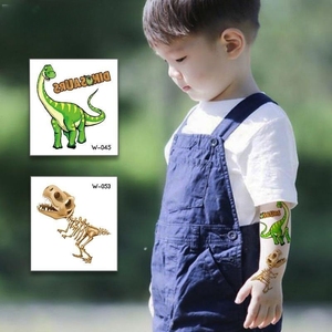 Kids <strong>Dinosaur</strong> Temporary <strong>Tattoo</strong> Sticker Waterproof Safety Eco-friendly Water Transfer Temporary <strong>Tattoo</strong> - Product Image 2
