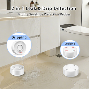 Nuevo Detector de Fugas de Agua con Alarma WiFi Tuya, 100dB, Seguridad para el Hogar - Product Image 6