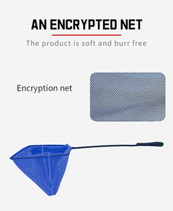 Lưới câu cá nhỏ bằng tay trẻ em màu xanh chơi bẫy cá hạ cánh lưới - Product Image 4